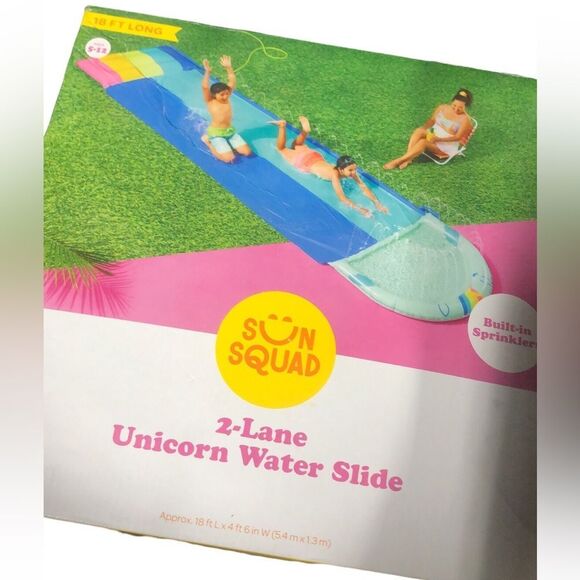 18ft long unicorn Water Slide Outdoor Game - Picture 1 of 1